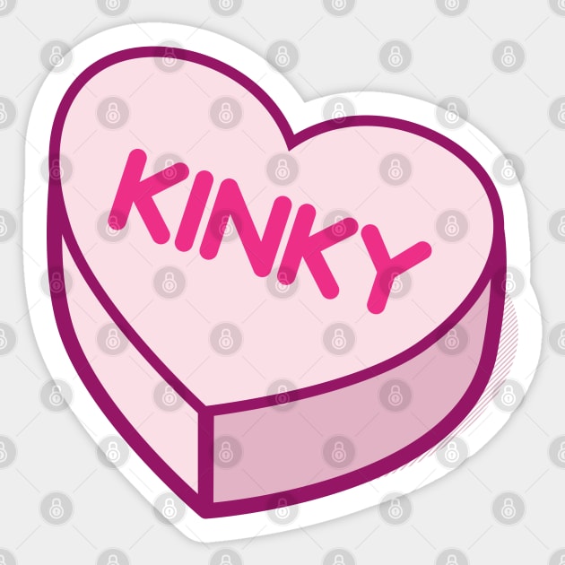 Kinky Conversation Candy Hearts Sticker by Hixon House